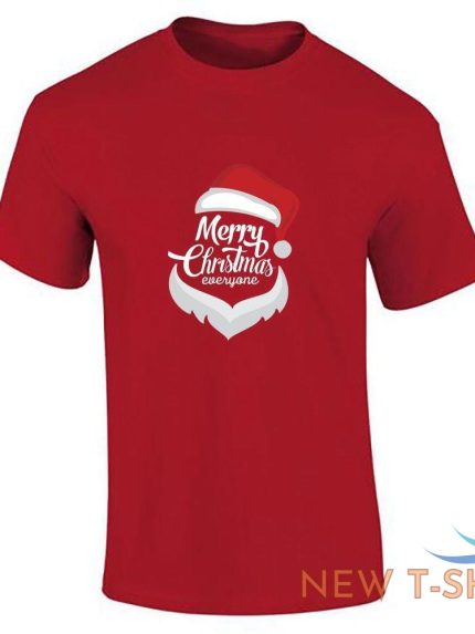 mens merry christmas everyone print t shirt boys xmas short sleeve top cotton 0.jpg