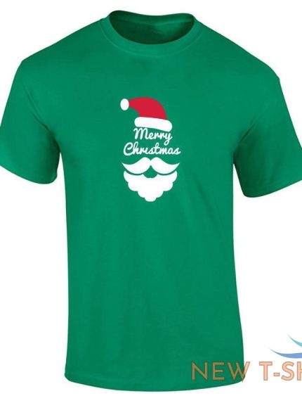 mens merry christmas santa face printed t shirt xmas party top tees 0.jpg