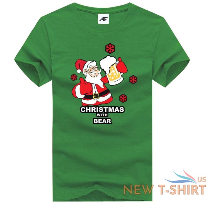 mens oh deer print t shirt boys kids christmas with bear short sleeve top tees 4.jpg