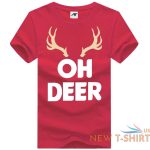 mens oh deer print t shirt boys kids christmas with bear short sleeve top tees 5.jpg