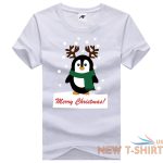 mens penguin printed t shirt 100 cotton boys christmas party top tees 2.jpg