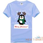 mens penguin printed t shirt 100 cotton boys christmas party top tees 5.jpg