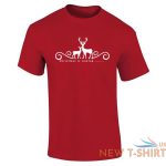 mens reindeer print christmas is coming t shirt boys short sleeve xmas top 2.jpg