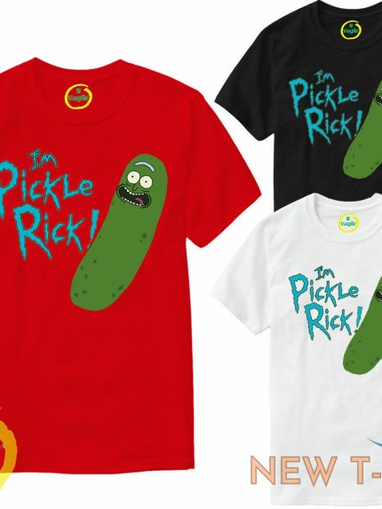 mens rick and morty i m pickle rick black t shirt unisex crew neck tv show tee 0.jpg