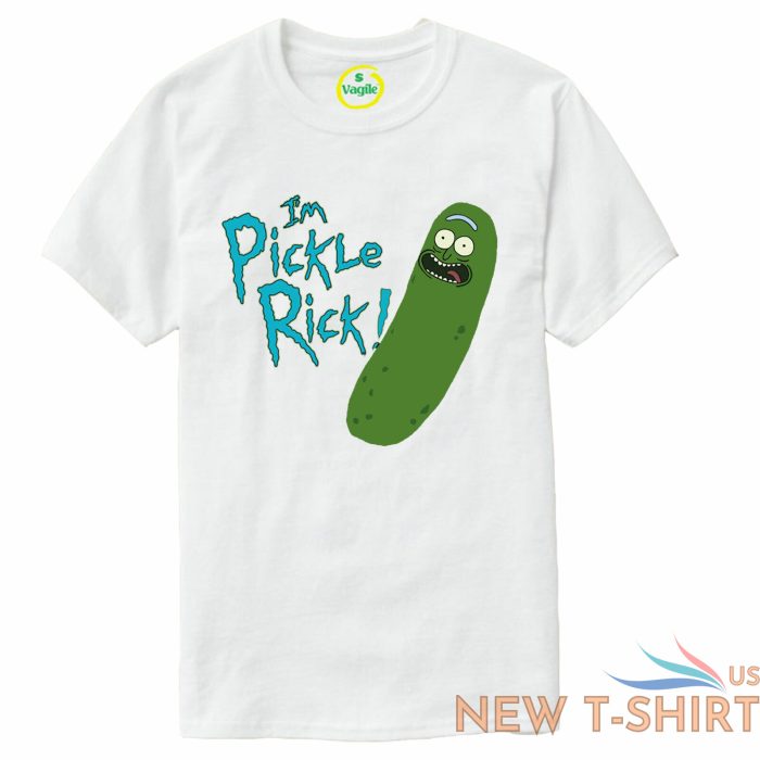 mens rick and morty i m pickle rick black t shirt unisex crew neck tv show tee 3.jpg