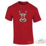 mens rudolph christmas printed reindeer t shirt short sleeve gift top tees 2.jpg