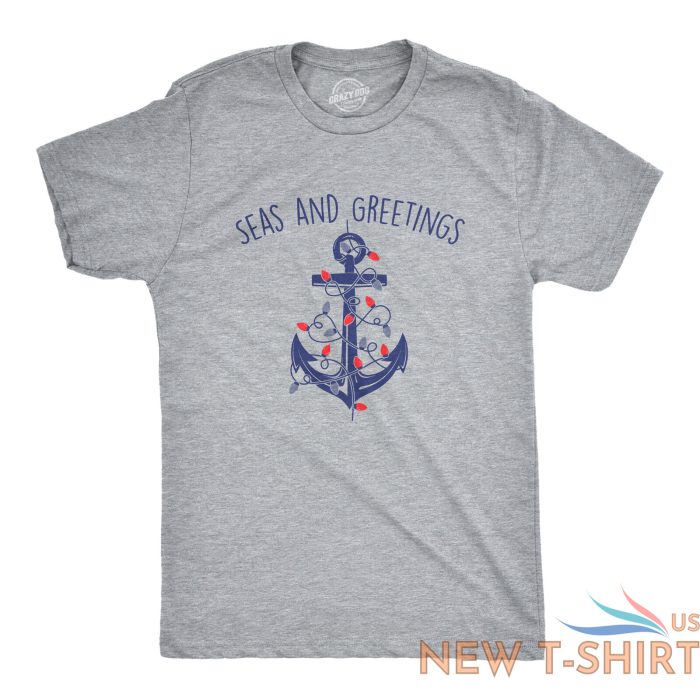 mens seas and greetings t shirt funny xmas lights sailing anchor joke tee for 0.jpg