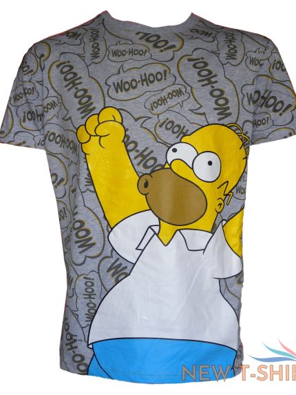 mens t shirt homer the simpsons tee bart deal summer christmas woohoo d oh 0.jpg