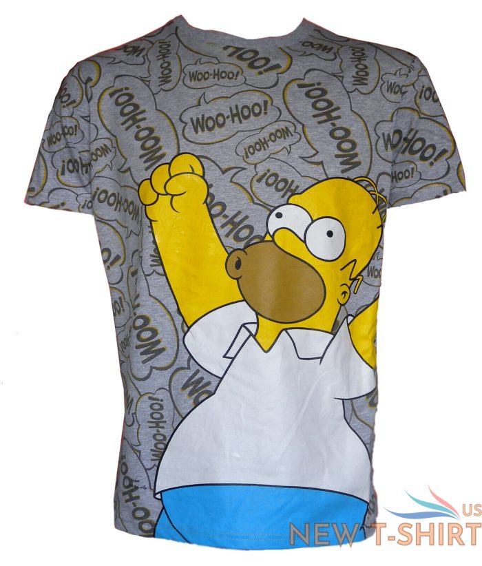 mens t shirt homer the simpsons tee bart deal summer christmas woohoo d oh 0.jpg