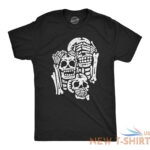 mens three wise skeletons t shirt funny spooky halloween party joke tee for guys 0.jpg