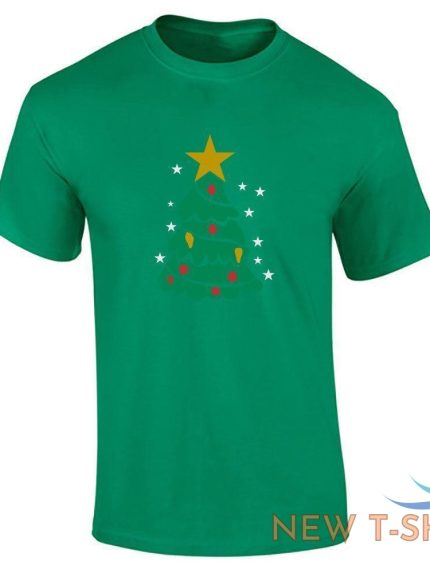 mens tree print christmas t shirt kids boys short sleeve xmas top tees 0.jpg