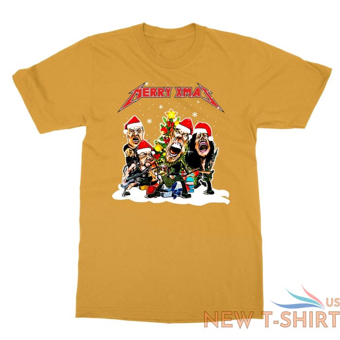 merry xmas metallica parody christmas gifts for rock fans men s t shirt 2.jpg