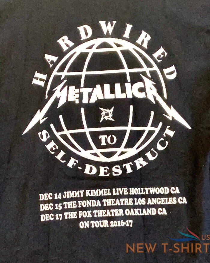 metallica t shirt heavy metal t shirt horror t shirt mens small concert t shirt 1.jpg