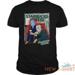 michael myers and jason voorhees drink starbucks coffee funny t shirt halloween 1.jpg