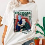 michael myers and jason voorhees drink starbucks coffee funny t shirt halloween 2.jpg