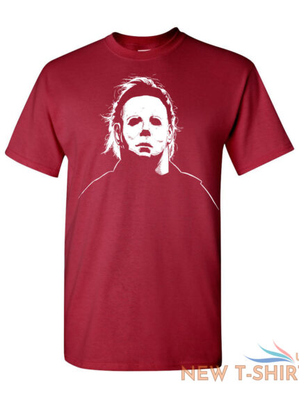 michael myers mask halloween trick or treat funny men s tee shirt 1262 1.jpg