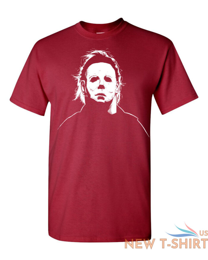 michael myers mask halloween trick or treat funny men s tee shirt 1262 1.jpg