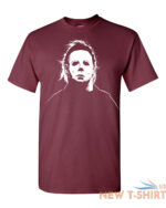 michael myers mask halloween trick or treat funny men s tee shirt 1262 4.jpg