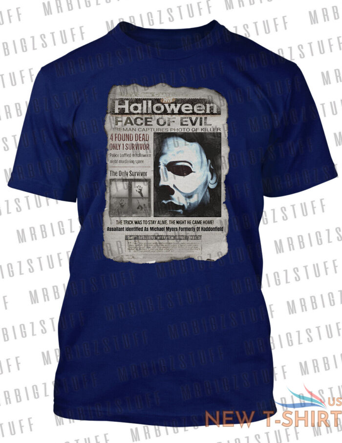 michael newspaper graphic big tall sm halloween tee shirt pro club shaka black t 6.jpg