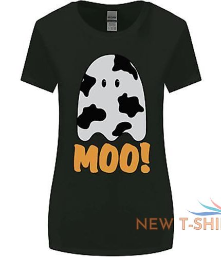 moo funny cow ghost halloween spooky womens wider cut t shirt 0.jpg