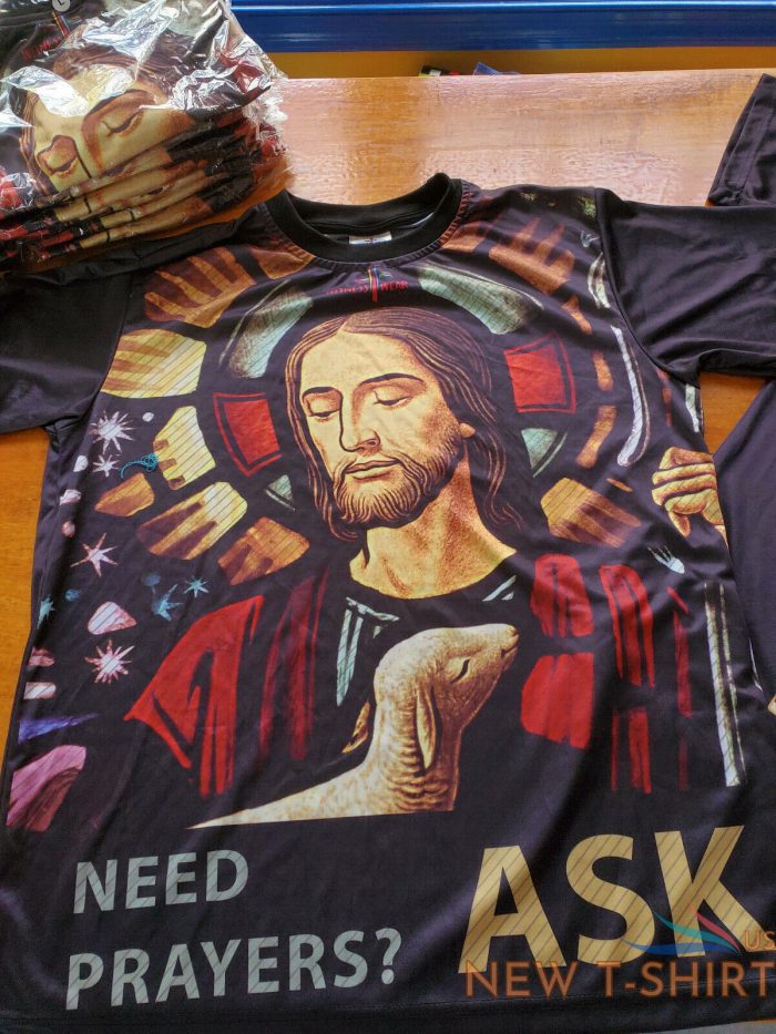 need prayers ask double sided jesus holding a lamb sublimation witness wear t sh 6.jpg