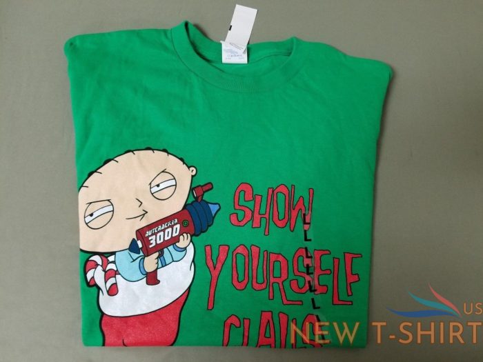 new family guy stewie nutcracker 3000 show yourself claus christmas t shirt 1.jpg