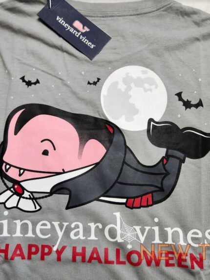 new men s s m l xl vineyard vines halloween vampire whale long sleeve pocket tee 1.jpg