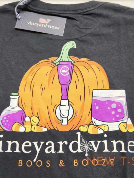 new men s s m xl vineyard vines halloween boos booze long sleeve pocket tee 1.jpg