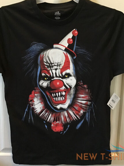 new mens s m l xl 2xl 3xl mad evil clown face t shirt scary horror insane shirt 1.jpg