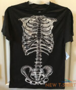 new mens s m l xl 2xl 3xl skeleton torso rib cage halloween black anatomy shirt 0.jpg