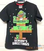 new minecraft season greetings kids t shirt ages 5 14 0.png