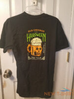 new old chicago beer bar skull halloween glow dark tour black shirt size medium 0.jpg