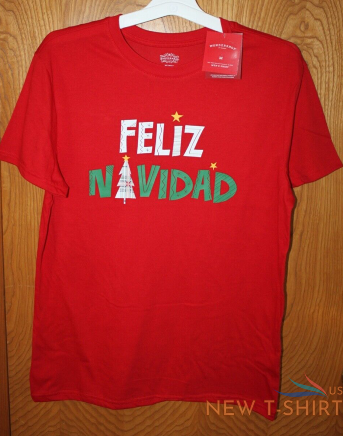 new wonderland feliz navidad short sleeve crewneck t shirt sleep tee size xxl 0.png