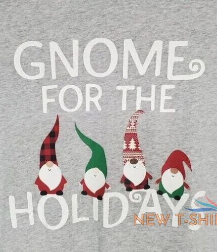 new wondershop graphic gray t shirt gnome for the holidays s xxl unisex 0.jpg