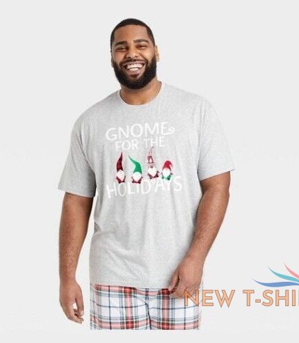 new wondershop graphic gray t shirt gnome for the holidays s xxl unisex 1.jpg