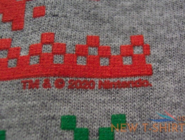 nintendo super mario bros christmas sweater style t shirt mens xl new luigi 2.jpg