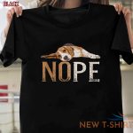 nope lazy beagle funny dog lover vintage cute beagle mom t shirt tee gift 0.jpg