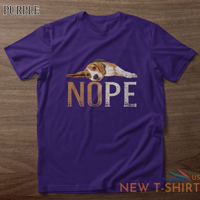 nope lazy beagle funny dog lover vintage cute beagle mom t shirt tee gift 6.jpg