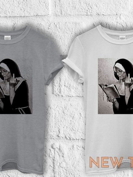 nun middle finger attitude cool t shirt men women hoodie sweatshirt unisex 1330 1.jpg