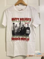 nwt the office happy holidays from dunder mifflin christmas graphic tee shirt s 0.jpg