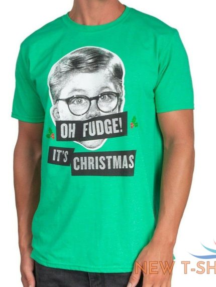 oh fudge shirt a christmas story ralphie it s christmas green men s size xl 0.jpg