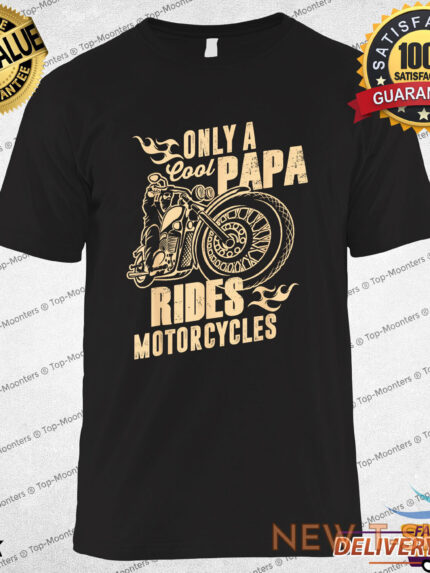 only cool papa rides motorcycles t shirt funny father s day t shirt gift for men 0.jpg