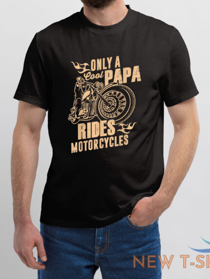 only cool papa rides motorcycles t shirt funny father s day t shirt gift for men 1.jpg