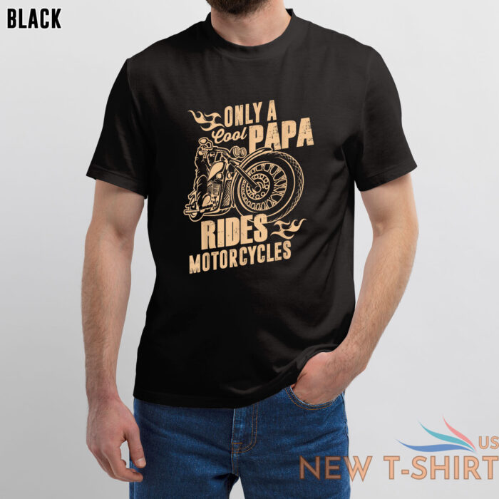 only cool papa rides motorcycles t shirt funny father s day t shirt gift for men 1.jpg