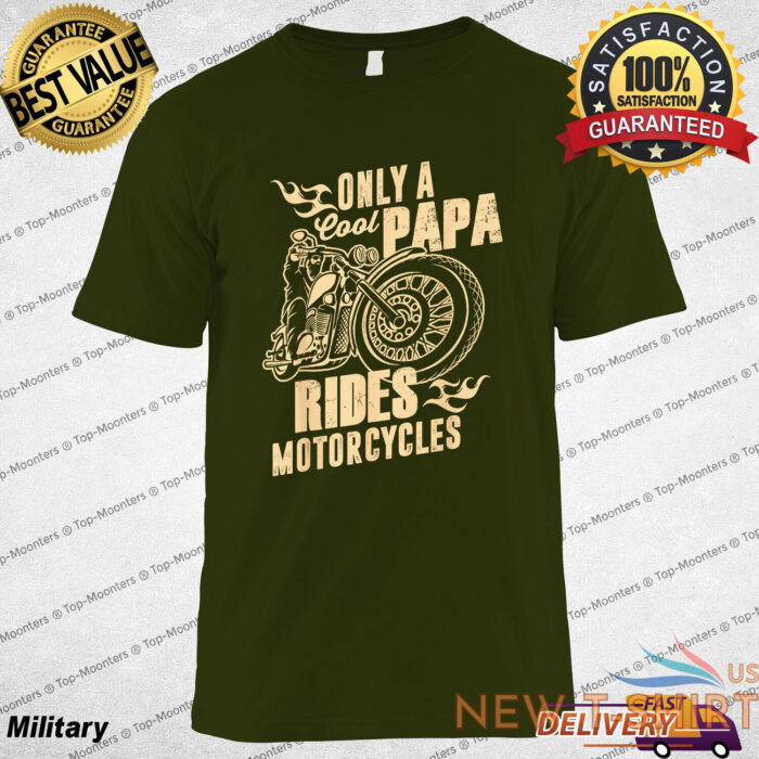 only cool papa rides motorcycles t shirt funny father s day t shirt gift for men 6.jpg