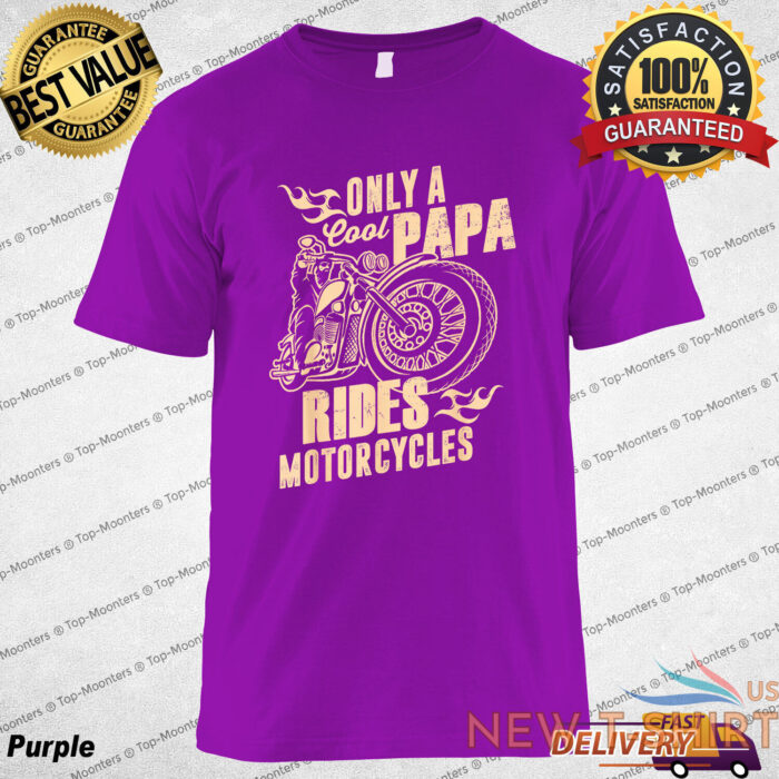 only cool papa rides motorcycles t shirt funny father s day t shirt gift for men 8.jpg