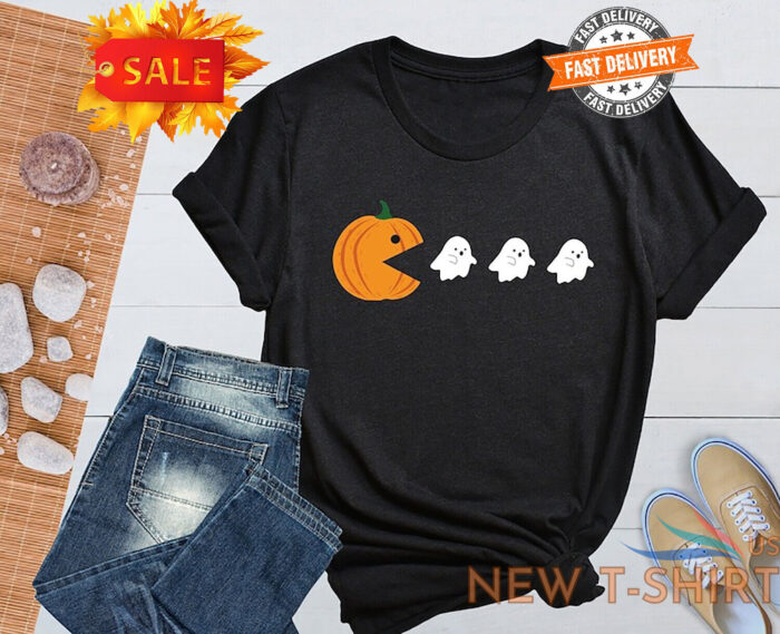 pacman halloween shirt funny ghost shirt gamer halloween outfit halloween ghost 0.jpg