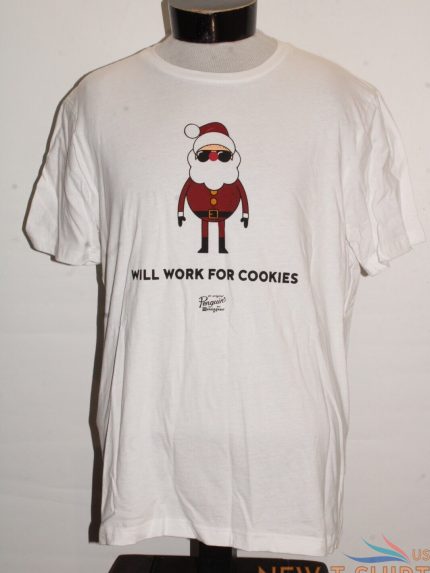 penguin mens large l santa christmas t shirt combine ship discount 0.jpg