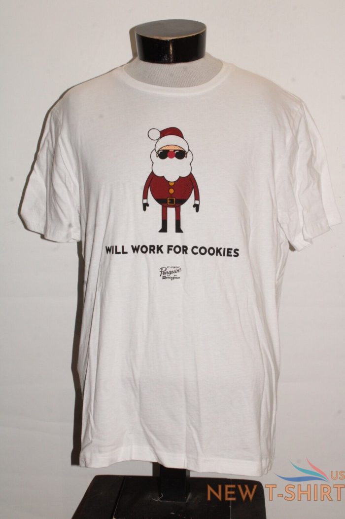 penguin mens large l santa christmas t shirt combine ship discount 0.jpg