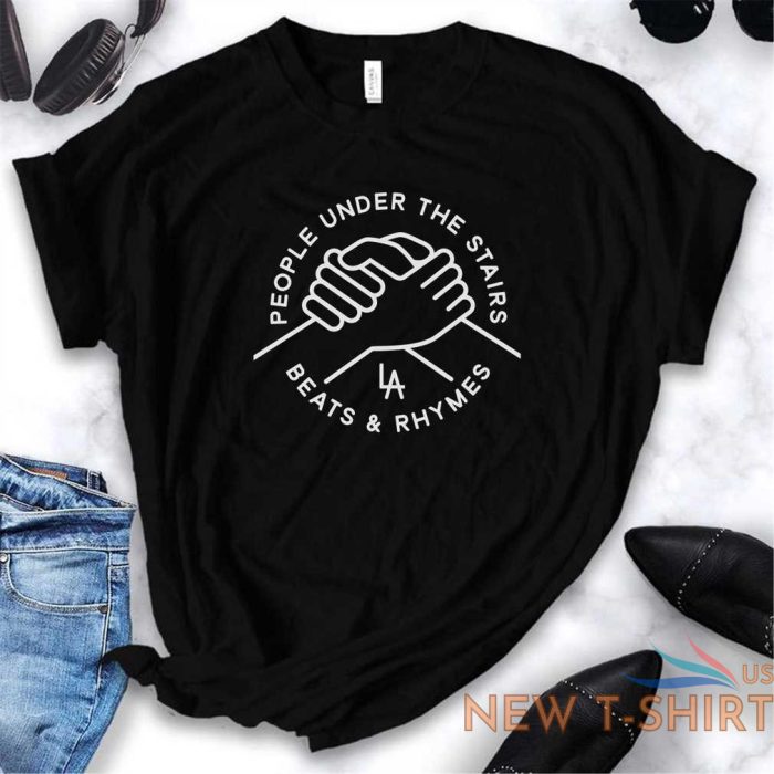 people under the stairs handshake t shirt classic t shirt 0.jpg